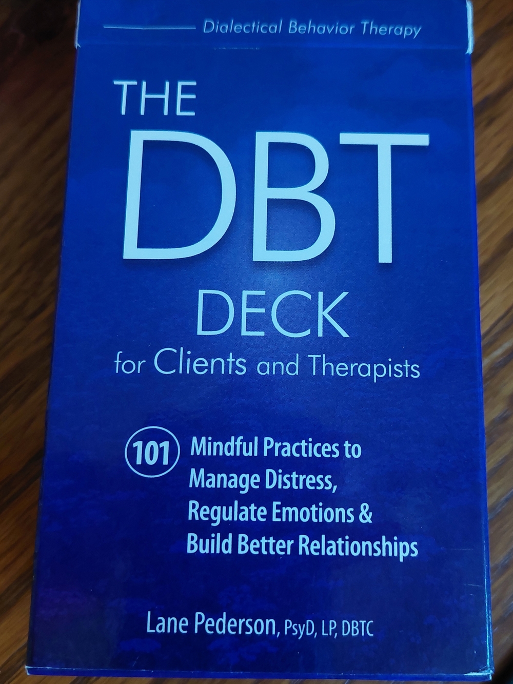 The DBT Deck - Blue Mindfulness Card Deck